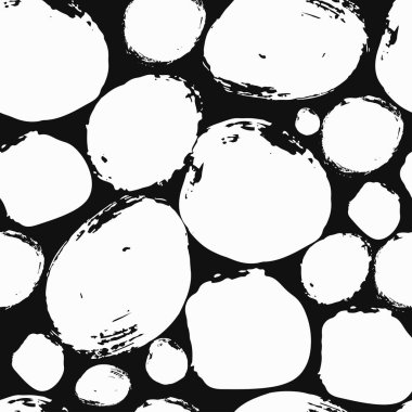 Trendy vektör Dikişsiz desen fırça darbeleriyle.