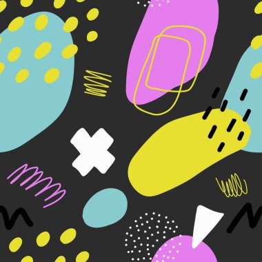 Soyut fırça konturu arka plan, renkli bilmece.