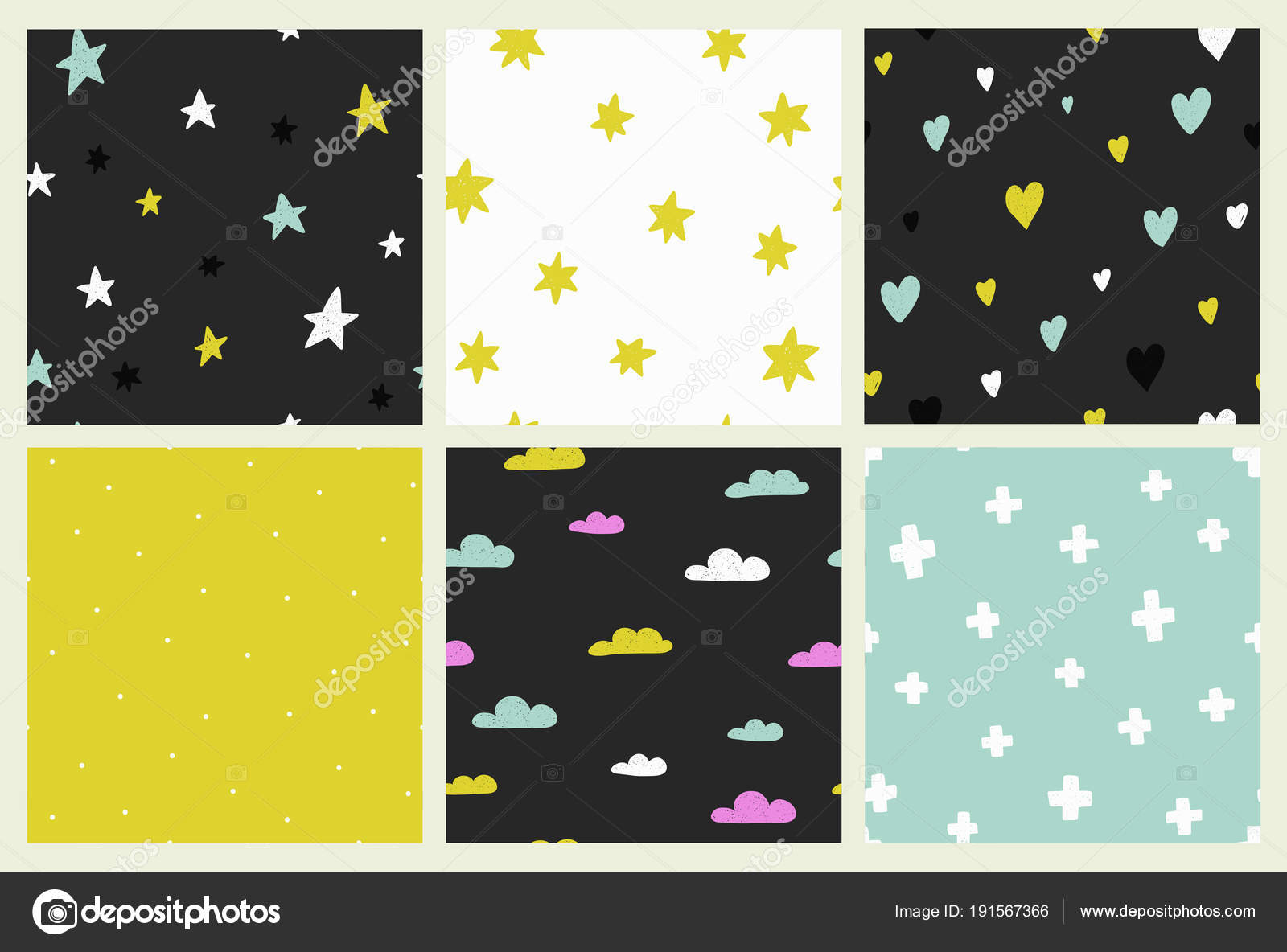 Background black and white, scandinavian style. Stock Vector Image by