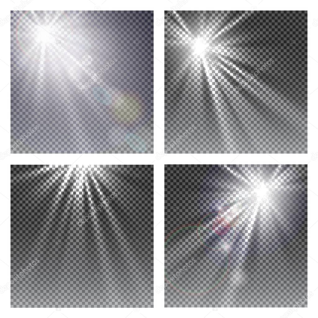 矢量透明阳光特别镜头眩光光线效果 太阳闪烁着光芒和聚光灯在方格的背景 图库矢量图像 C Klerik78 矢量透明阳光特别镜头眩光光线效果 太阳闪烁着光芒和聚光灯在方格的背景 图库矢量图像 C Klerik78