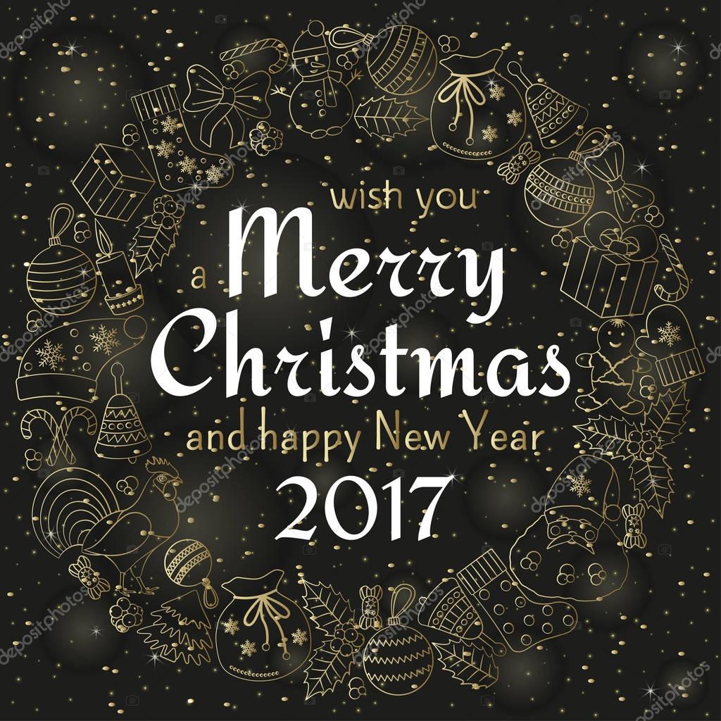 Weihnachten in schrift Weihnachts-Grußkarte mit Text wünschen Ihnen ein frohes Weihnachtsfest