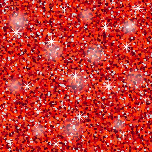 赤い輝きでクリスマスの抽象的な背景、テクスチャ、ベクトル イラスト — ストックベクタ