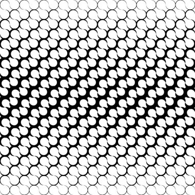 Soyut geometrik siyah ve beyaz grafik tasarım yarım ton desen