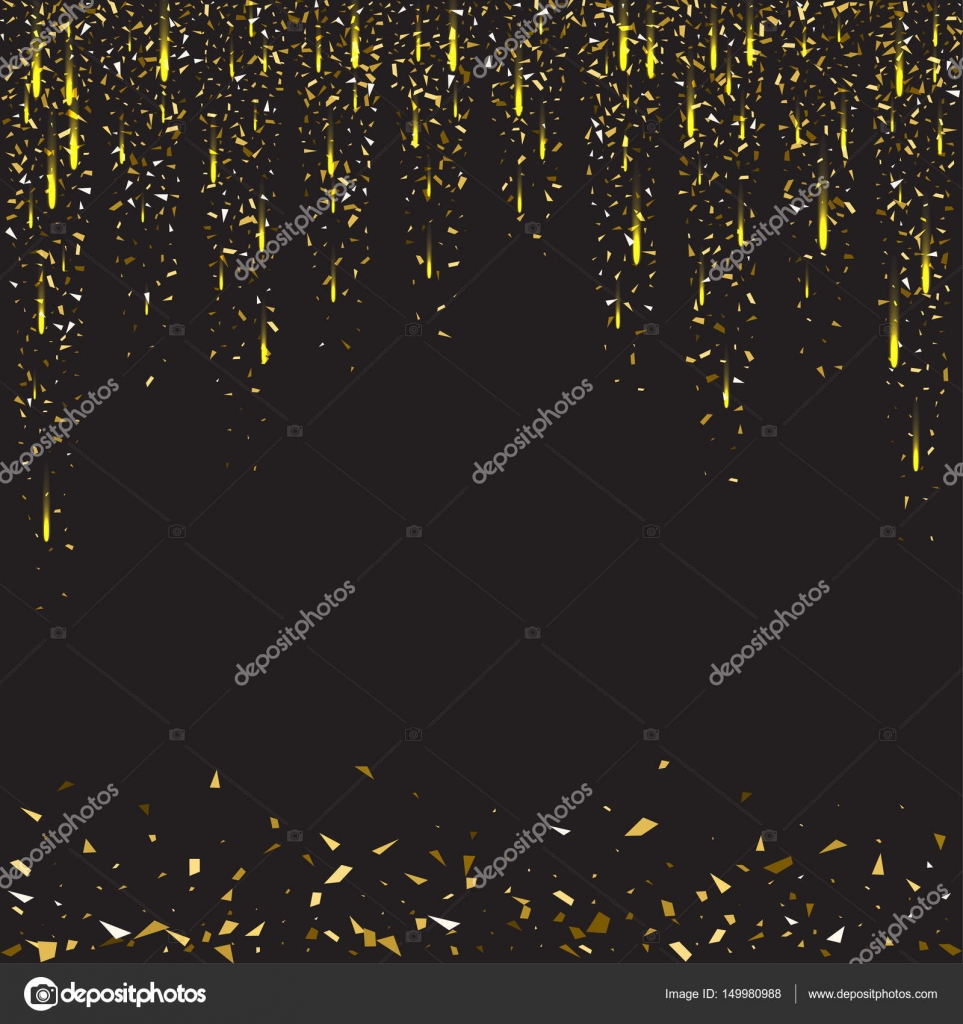 Αφηρημένο χρυσό glitter splatter φόντο για την κάρτα, πρόσκληση