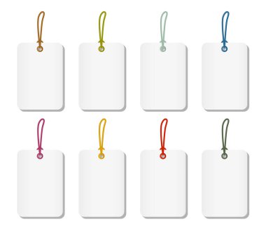 Boş etiketleri şablon fiyat etiketleri ayarla