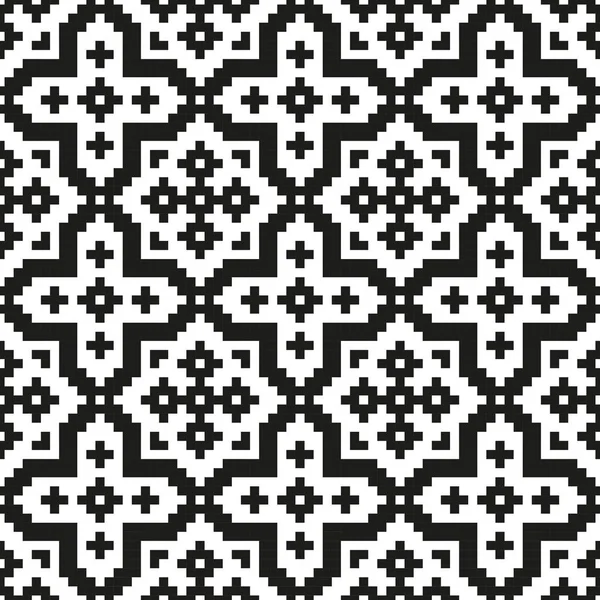 Mozaïek naadloze patroon. Moderne geometrische textuur — Stockvector