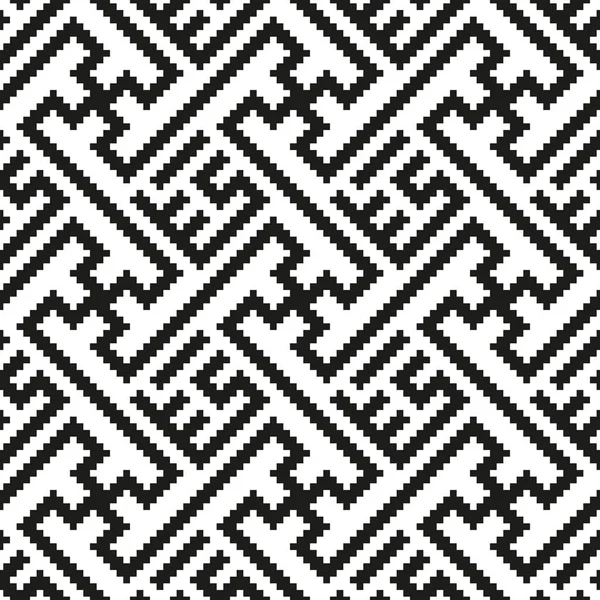 Mozaik varrat nélküli mintát. Modern geometriai textúra — Stock Vector