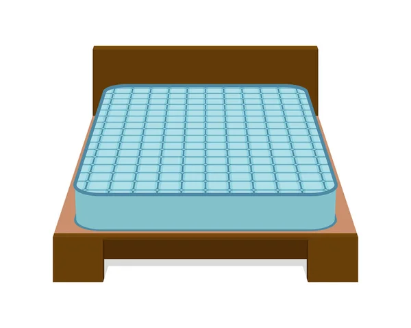 Bequeme Matratze zum Schlafen auf dem Bett — Stockvektor