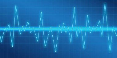 Ses dalgaları titreşen parıltı, neon ışığı, spektrum analizörü. Müzik Dengeleyicisi. Genişlik Modülasyonu. Soyut teknoloji arkaplanı, vektör illüstrasyonu