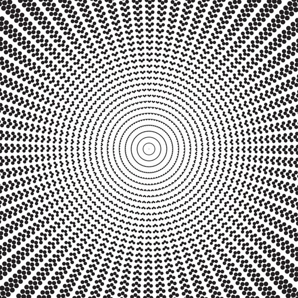 Halftone dots on white background. Vector illustration