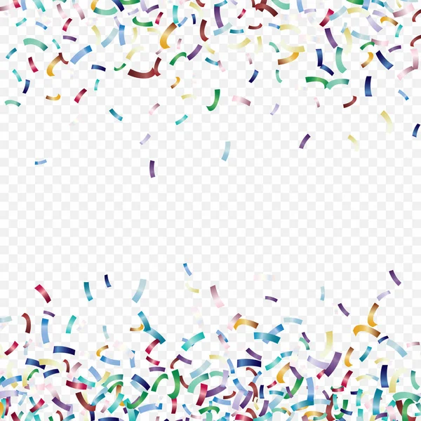 Uçan Noel konfeti, yıldönümü kutlamaları, mutlu yıllar parti vektör arka plan