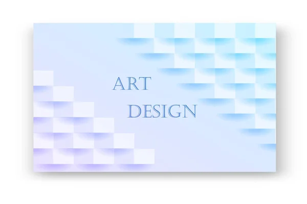 Astratto sfondo viola e blu con texture ombra di mattoni. Vettore 3d sfondo geometrico bianco. Semplice texture bianca pulita — Vettoriale Stock