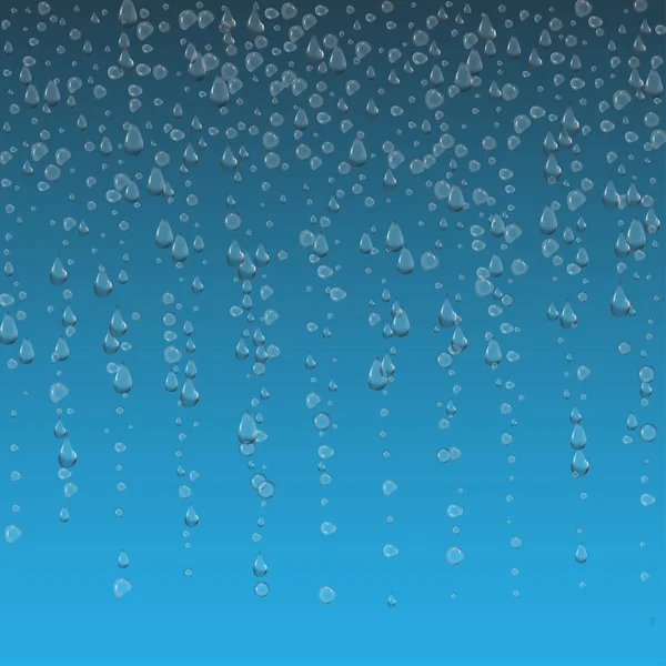 Blasen unter Wasser Textur isoliert auf transparentem Hintergrund. — Stockvektor