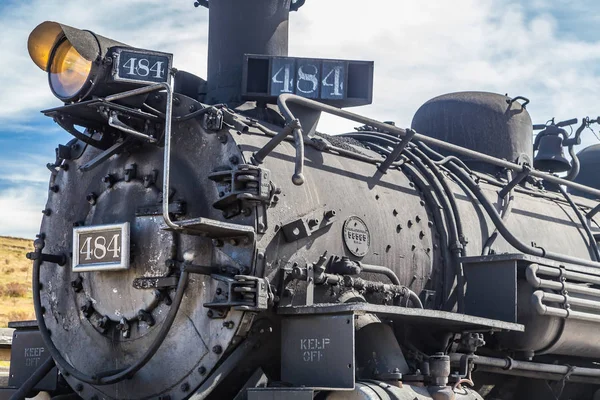 Locomotiva 484 a vapor — Fotografia de Stock