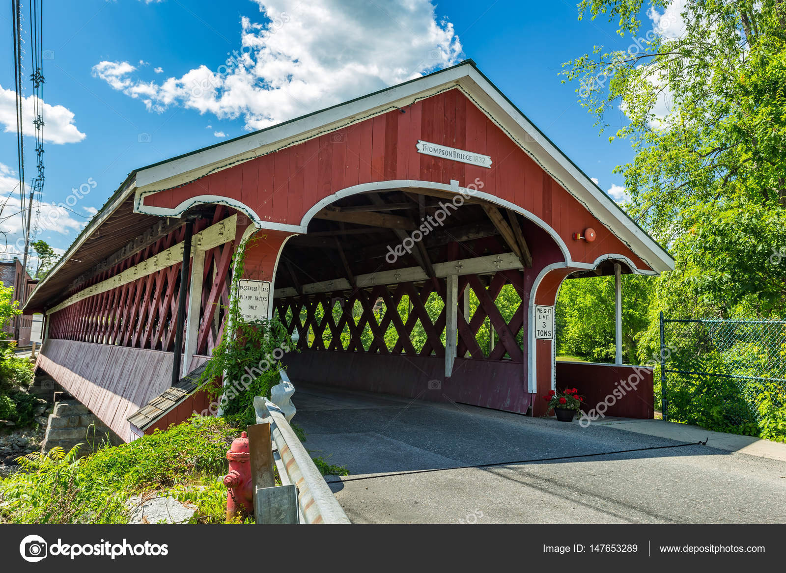 West Swanzey Bridge — Stock Photo © adifferentbrian 147653289