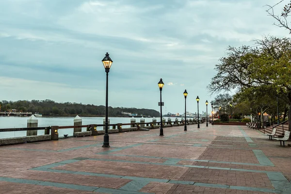 Lamplight along the river