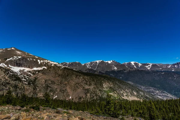 Silnici v Rocky Mountain National Park — Stock fotografie