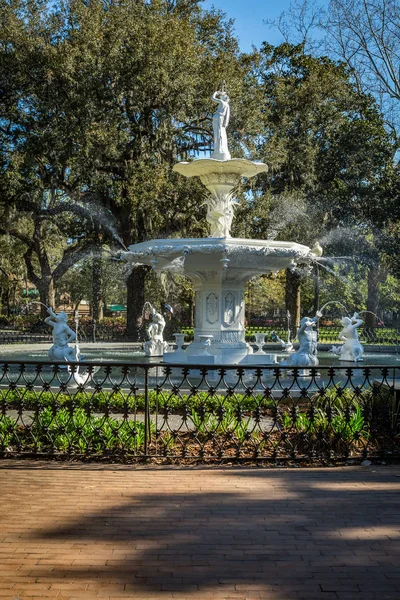 Форсайт Парковий фонтан — стокове фото