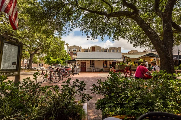 Mercado de Savannah City — Foto de Stock