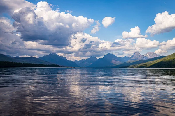 Озеро Макдональд Национальном Парке Ледник Скалистых Горах Монтаны — стоковое фото