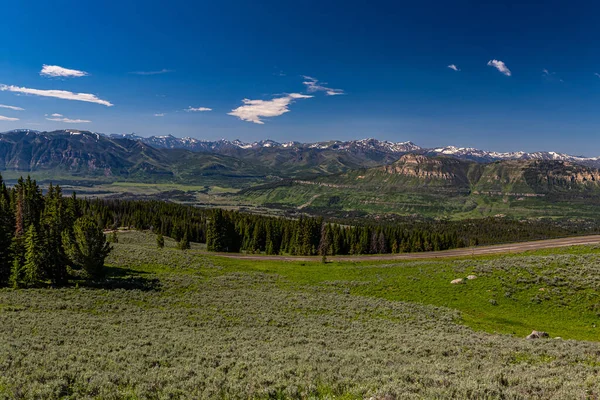 Der Beartooth Highway Ist Ein Abschnitt Der Route 212 Montana — Stockfoto