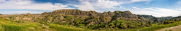 Vista Panorâmica Longo Expressa Theodore Roosevelt Oeste Dakota Norte — Fotografia de Stock