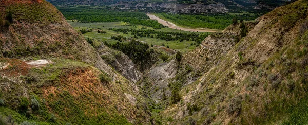 Uma Vista Panorâmica Unidade Cênica Unidade Norte Parque Nacional Theodore — Fotografia de Stock