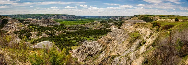 Una Vista Panoramica Dal Suggestivo Tragitto North Unit Theodore Roosevelt — Foto Stock