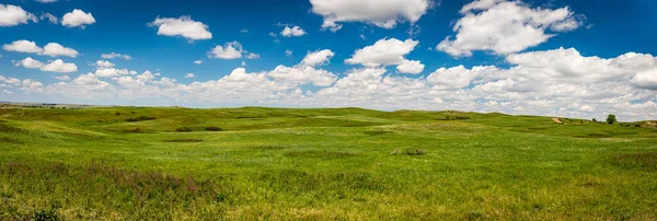 Panoramiczny Widok Malowniczej Jazdy North Unit Theodore Roosevelt National Park — Zdjęcie stockowe