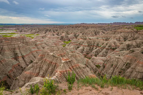 Der Badlands National Park Liegt Südwesten Von South Dakota Mit — Stockfoto