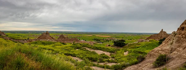 Badlands National Park Está Localizado Sudoeste Dakota Sul Com Quase — Fotografia de Stock