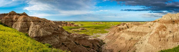 Badlands National Park Położony Jest Południowo Zachodniej Dakocie Południowej Wyposażony — Zdjęcie stockowe