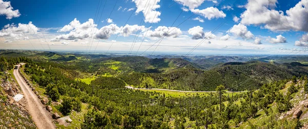 Vista Monte Coolidge Lookout Fire Tower Custer State Park Nas — Fotografia de Stock