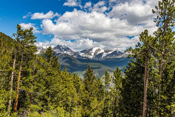 Blick Von Der Fall River Road Auf Den Rocky Mountain — Stockfoto