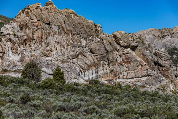 Cidade Das Rochas Idaho Marcou Meio Caminho California Trail Hoje — Fotografia de Stock