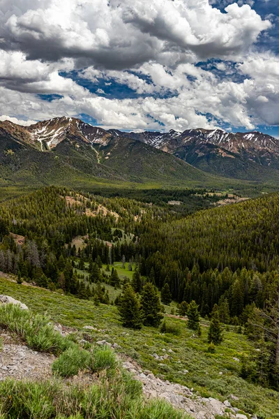 Národní Les Sawtooth Pokrývá Dva Miliony Akrů Jižním Idahu Severním — Stock fotografie