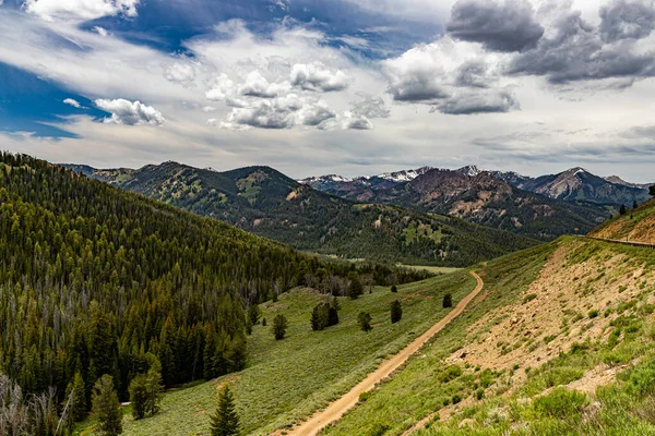 Sawtooth National Forest Covers Two Million Acres Southern Idaho Northern — Stock Photo, Image