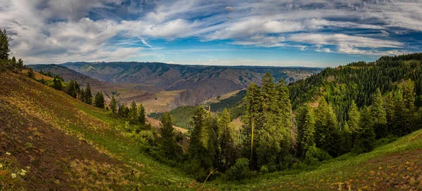 View Idaho Hells Canyon Overlook Oregon — Stock Photo, Image