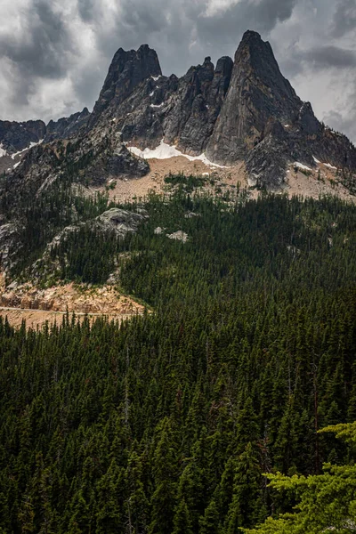 North Cascades National Park Odlehlá Drsná Divočina Pohoří North Cascades — Stock fotografie