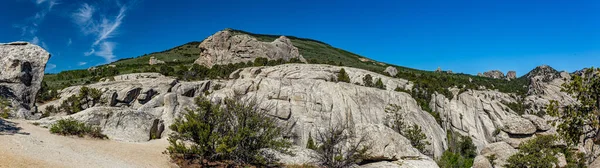City Rocks Idaho Markeerde Halverwege California Trail Biedt Vandaag Rotsklimactiviteiten — Stockfoto