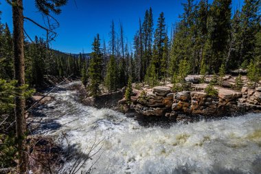 Provo River Falls, Utah Wasatch Ulusal Ormanı 'nda bir şelale serisidir..