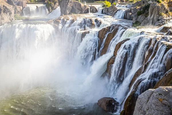 Shoshone Falls Uma Cachoeira Rio Snake Perto Cidade Twin Falls — Fotografia de Stock