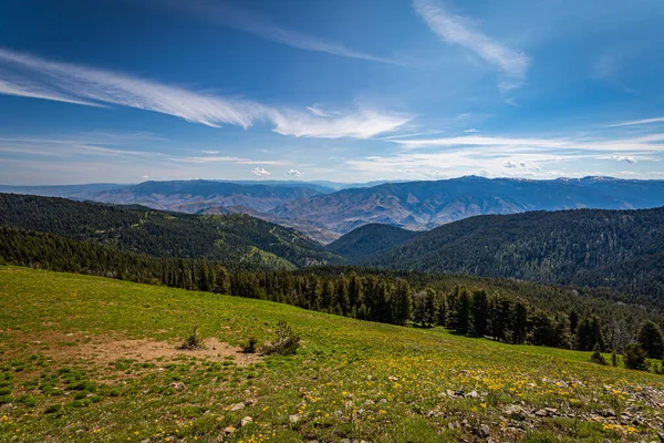 Heaven Gate Vista Overlooks Seven Devils Mountain Hells Canyon National — Stock fotografie