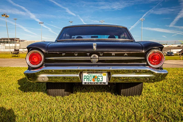 Daytona Beach Usa Листопада 2018 Black 1963 Ford Falcon Futura — стокове фото