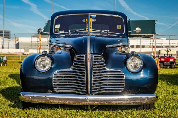 Daytona Beach Usa November 2018 Blue 1940 Buick Special Coupe — стоковое фото