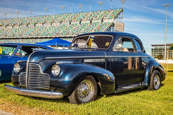 Daytona Beach Noviembre 2018 Blue 1940 Buick Special Coupe Fall —  Fotos de Stock