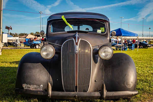 Daytona Beach Usa November 2018 1937 Plymouth Dörr Lutande Tillbaka — Stockfoto