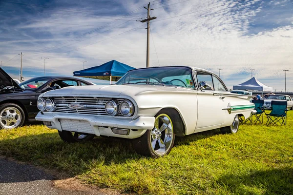 Daytona Beach Noviembre 2018 1960 Chevrolet Impala Puertas Techo Duro —  Fotos de Stock