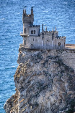 Kırlangıç yuva Karadeniz Kırım üzerinde kale