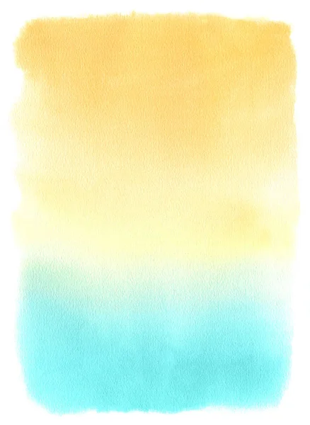 Abstract watercolor orange and blue background — Stock Photo, Image